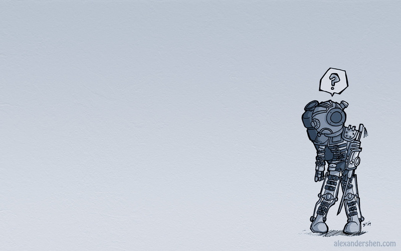 illustration, gray, video games, sister, robot, black, bioshock, 720P, hd, big