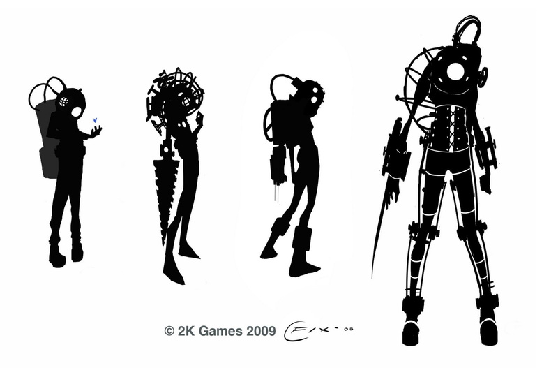 720P, hd, sister, bioshock, big sister, art, video, games, big, x