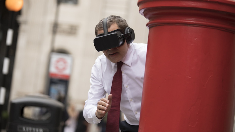VR, 4K, Rowan Atkinson, black, goggles, 4k, Johnny English Strikes Again