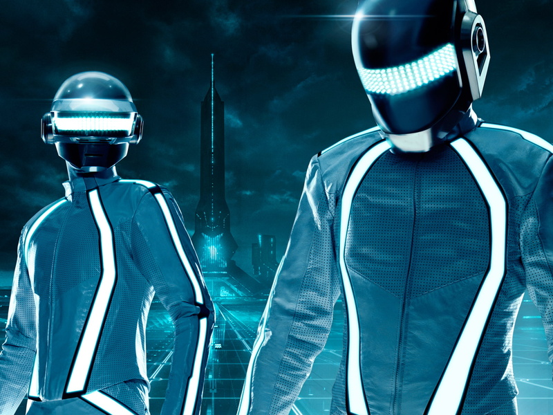 motorcycle, daft, legacy, 1080P, suit, black, tron, duo, punk
