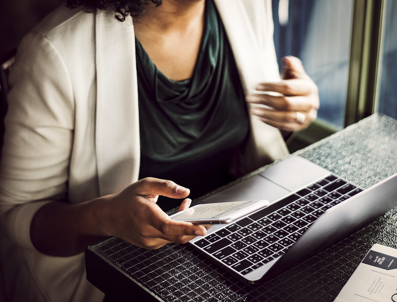 marketing, businesswoman, person, connection, one person, young adult, typing, hand, human hand, surfing the net, using laptop, cafe, communication, technology