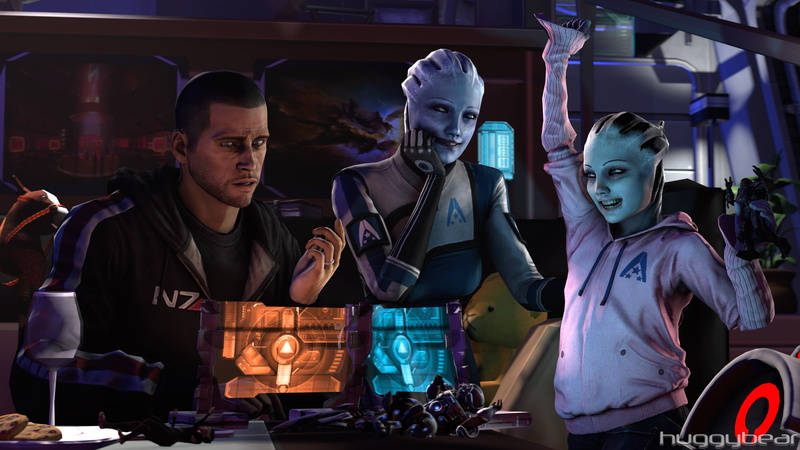 John Shepard, 2K, Asari, Liara TSoni, Mass Effect