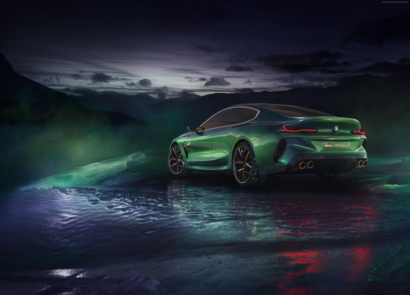 4k, 2K, BMV M8 Gran Coupe, Geneva Motor Show 2018