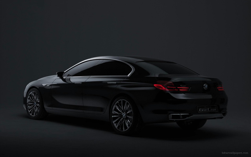 concept, cars, bmw, gran, 1080P, coupe, black, sedan
