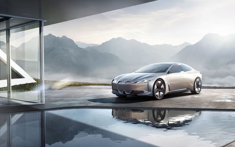 electric car, 4K, 4K, BMW i Vision Dynamics