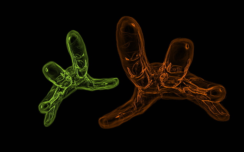 illustration, abstract, artistic, 720P, hd, hands, two