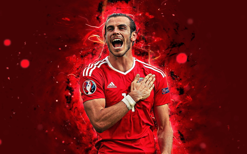 Gareth Bale, Soccer, Welsh, 4K