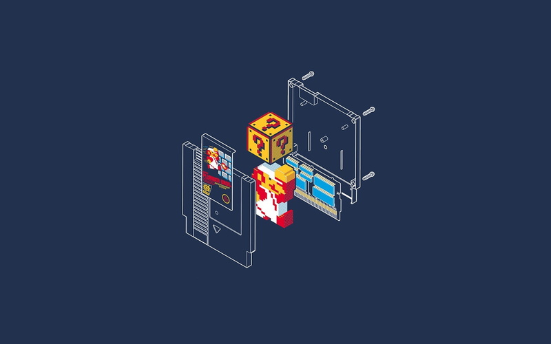 studio shot, control, technology, business, blue, 1080P, robot, equipment, safety, industry, machinery, communication, no people, fan art super mario bros_ nintendo video games schematic