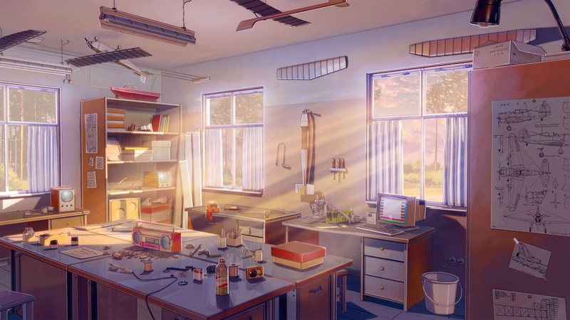 Sun Rays, Everlasting Summer, 1080P, Schematic, aircraft, Visual Novel, Radio