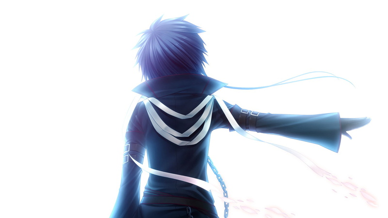 purple, one person, dyed hair, rear view, wig, studio shot, Rewrite, women, leisure activity, hairstyle, human hair, fashion, copy space, visual novel