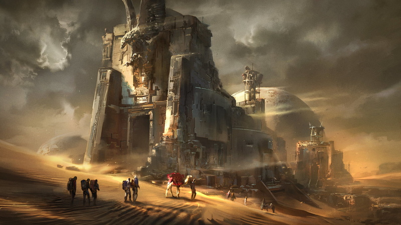 1080P, Desert, Ruin, Fantasy