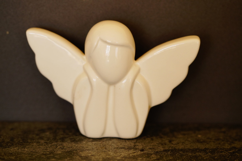 still life, white color, male likeness, hope, rest in peace, wing, single object, heavenly, ceramics, 5K, wealth, in the sky, protect, figure, figurine