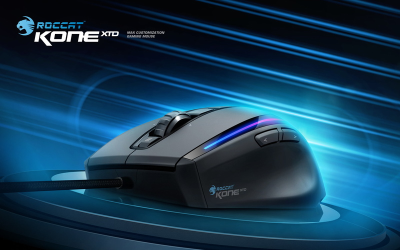 1080P, mouse, roccat, black, xtd, gaming, kone xtd, corded, rocert, kone