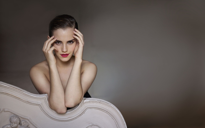 Emma Watson, 2K, bare shoulders, women