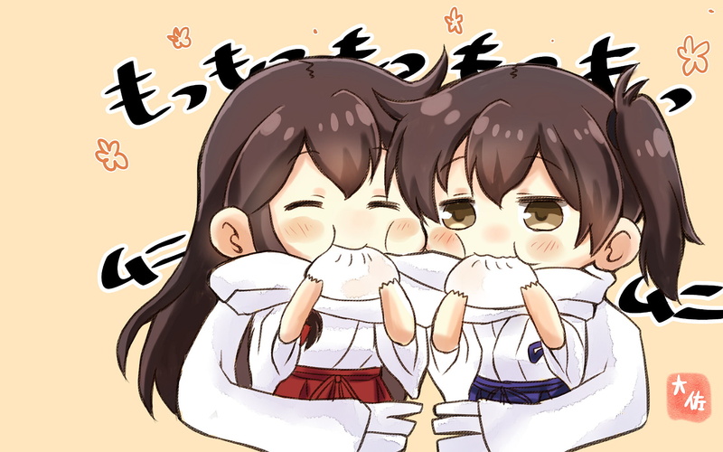 Kaga (Kancolle), Kantai Collection, Akagi (Kancolle), 1080P, Anime