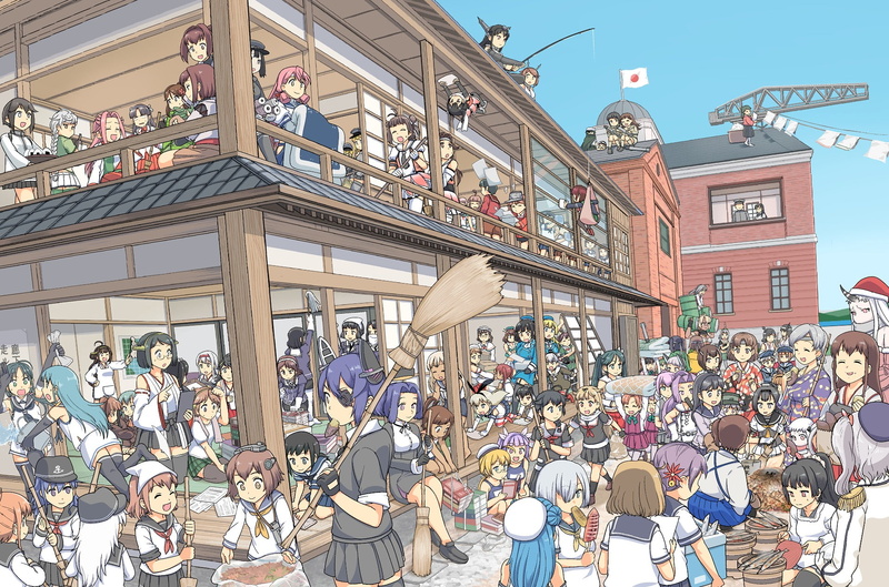Kuma (Kancolle), Tone (Kancolle), Souryuu (Kancolle), Yuudachi (Kancolle), Chikuma (Kancolle), I-8 (Kancolle), Hayasui (Kancolle), Shoukaku (Kancolle)