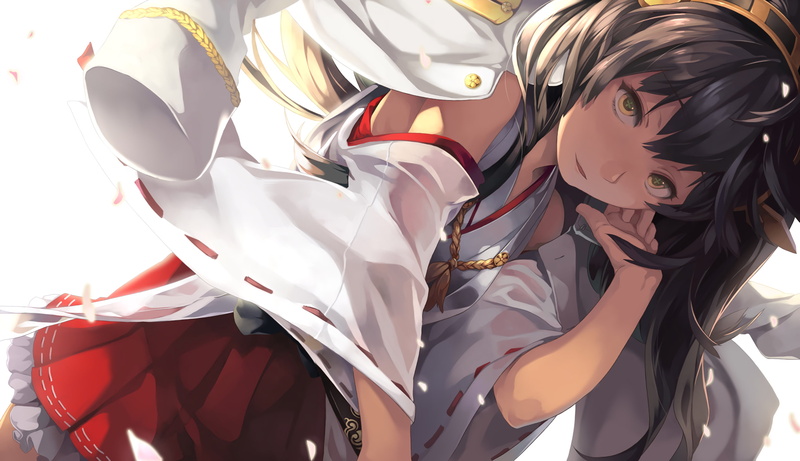 Haruna (KanColle), 1080P, anime, Kantai Collection, anime girls