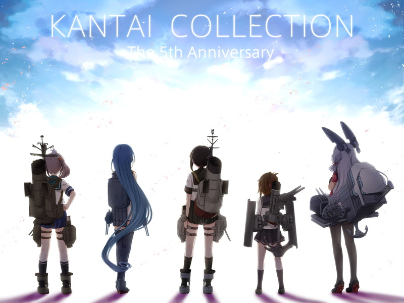 Fubuki (Kancolle), Sazanami (Kancolle), Inazuma (Kancolle), Samidare (Kancolle), 720P, Anime, Kantai Collection, Murakumo (Kancolle)
