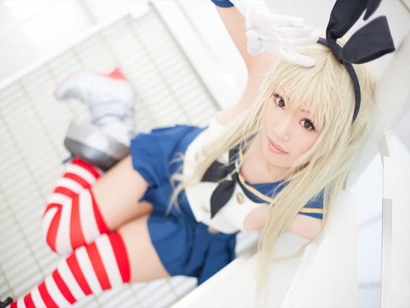 480P, anime, collection, kantai, women, shimakaze, kantai collection, girls, anime girls, cosplay
