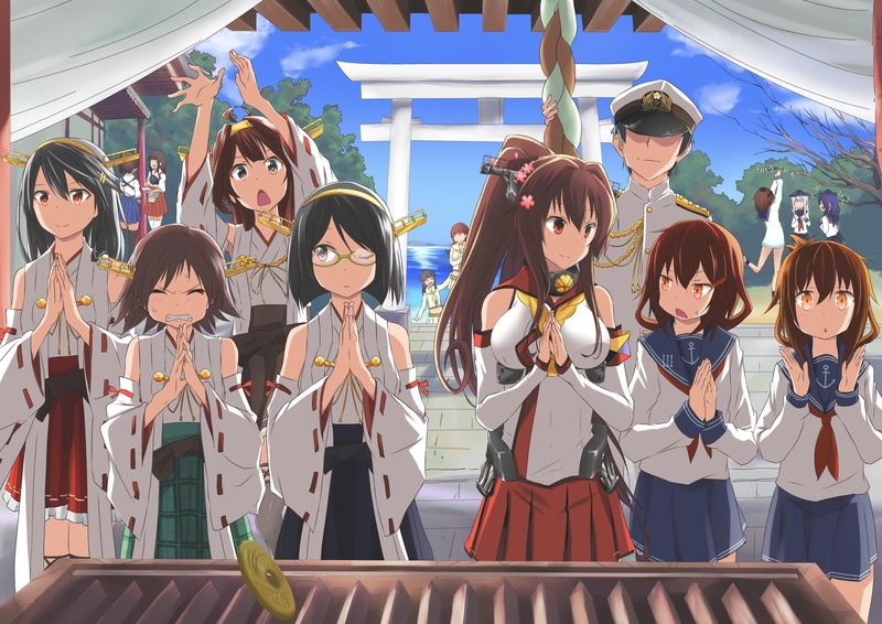 Kongou (Kancolle), Inazuma (Kancolle), Kirishima (Kancolle), Kantai Collection, Haruna (Kancolle), Anime, Hibiki (Kancolle), Admiral (Kancolle), Hiei (Kancolle)