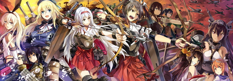 1080P, Zuikaku (KanColle), Nagato (KanColle), Shoukaku (KanColle), I, Akagi (KanColle), 58 (KanColle), Atago (KanColle), Kitakami (KanColle), Kongou (KanColle)