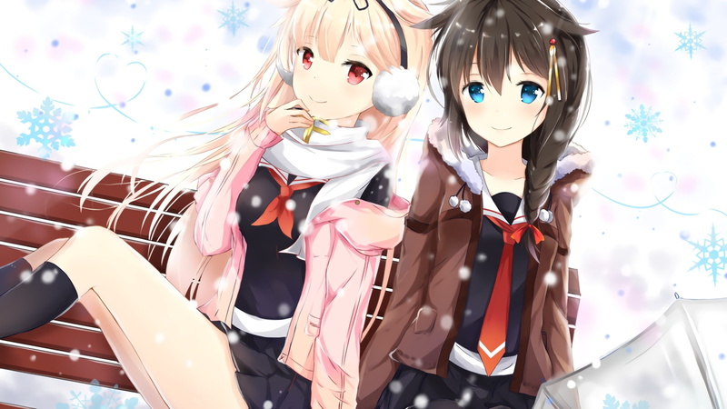Anime, Shigure (Kancolle), Yuudachi (Kancolle), 1080P, Kantai Collection