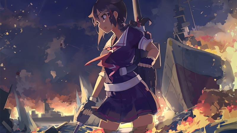 1080P, Shigure (Kancolle), Kantai Collection, Anime