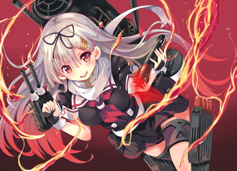 1080P, Anime, Kantai Collection, Yuudachi (Kancolle)