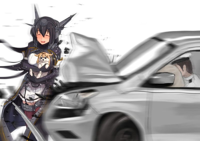 Anime, Admiral (Kancolle), Kantai Collection, Yuudachi (Kancolle), Nagato (Kancolle), 1080P