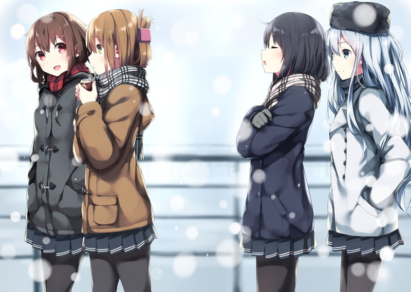 Ikazuchi (KanColle), Hibiki (KanColle), Akatsuki (KanColle), Kantai Collection, 2K, Inazuma (KanColle)