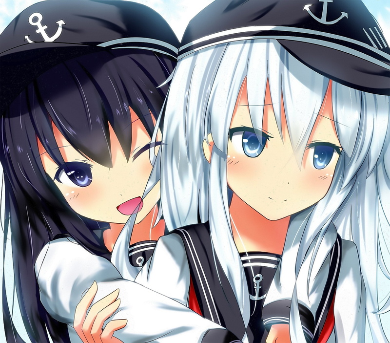 Akatsuki (KanColle), Hibiki (Kancolle), Kantai Collection, Anime, 1080P