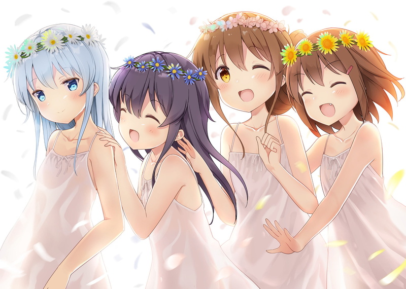 Inazuma (Kancolle), Ikazuchi (Kancolle), 1080P, Anime, Akatsuki (KanColle), Kantai Collection, Hibiki (Kancolle)