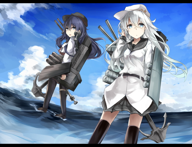 Hibiki (Kancolle), Kantai Collection, 1080P, Anime, Akatsuki (KanColle)