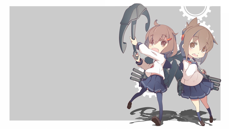 Ikazuchi (Kancolle), Inazuma (Kancolle), Kantai Collection, 1080P, Anime