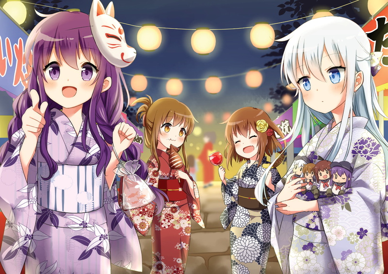 Akatsuki (KanColle), 720P, Kantai Collection, Hibiki (Kancolle), Inazuma (Kancolle), Ikazuchi (Kancolle), Anime