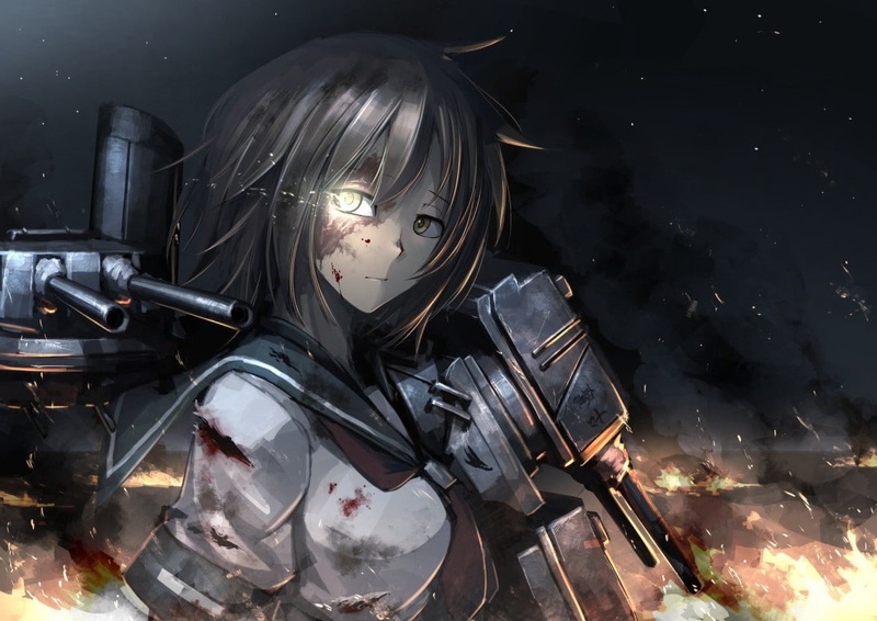 Anime Girls, 480P, anime, Kantai Collection, Furutaka (KanColle)