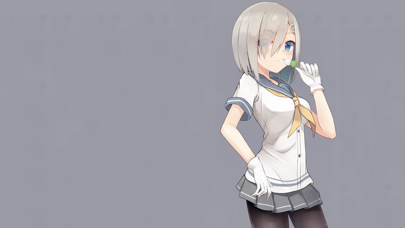 Kantai Collection, Hamakaze (KanColle), 1080P, anime, anime girls