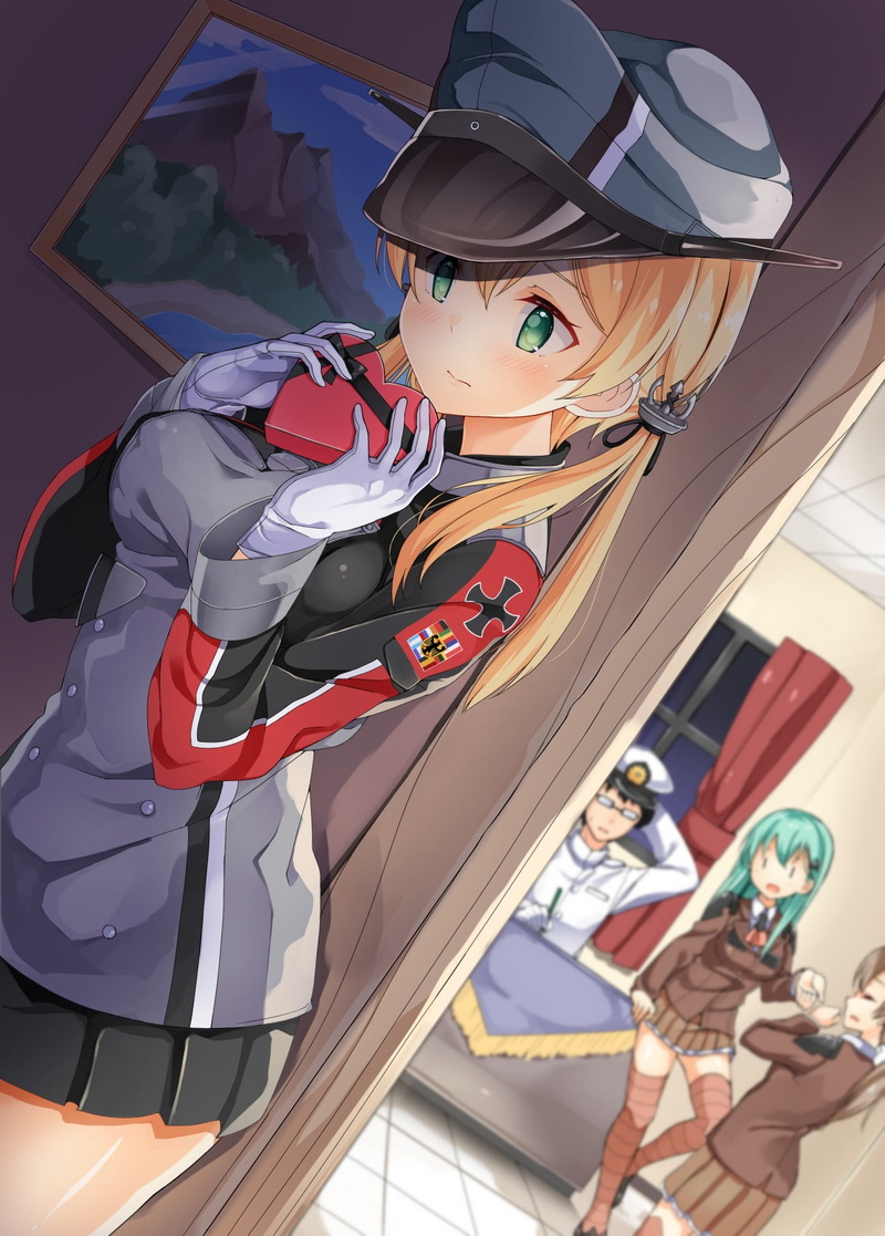 anime, 720P, anime girls, Kantai Collection, Prinz Eugen (KanColle)