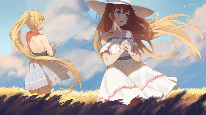 Kantai Collection, day, beauty, celebration, hairstyle, fashion, land, lifestyles, clothing, sky, Kongou (KanColle), women, young women, Taihou (KanColle)