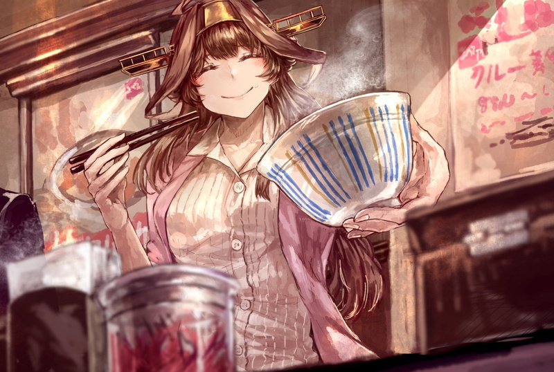 signo aaa, 720P, Kantai Collection, Kongou (KanColle)
