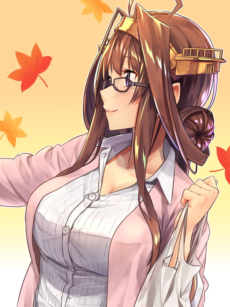 holiday - event, adult, 2K, anime, Kongou (KanColle), technology, creativity, long hair, Kantai Collection, close-up, sport, purple eyes, people, portrait