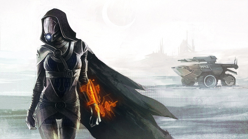 mass, sci fi, warrior, tali, zorah, effect, girls, games, 1080P