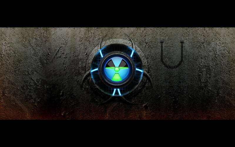 single object, logo, control, lighting equipment, black Color, technology, black, protection, wall - building feature, direction, close-up, Radioactive