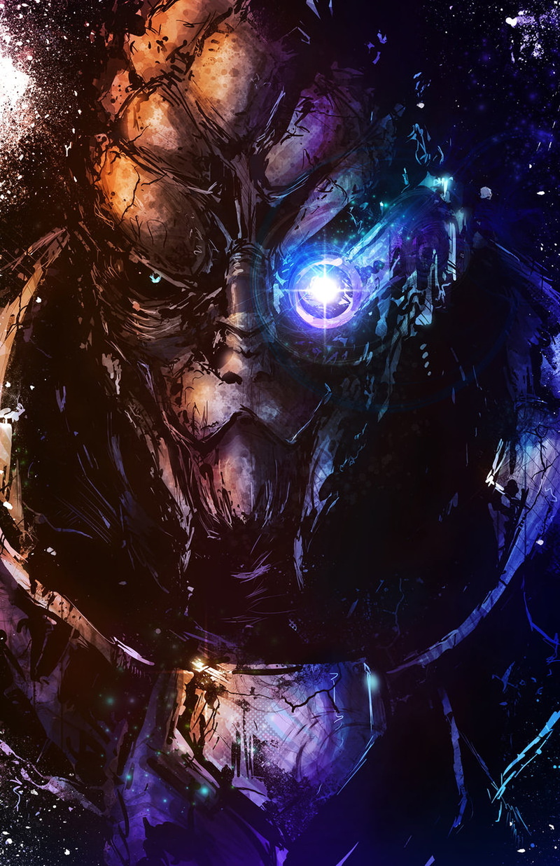 fan art, Garrus Vakarian, artwork, 1080P, portrait display, Mass Effect