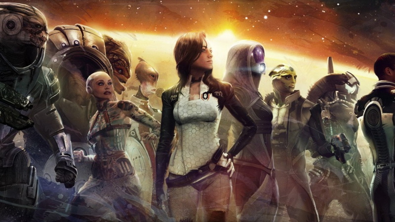 TaliZorah, game, Mordin Solus, Zaeed Massani, Grunt (Mass Effect), Jack (Mass Effect), Mass Effect 2, characters, Garrus Vakarian, Mass Effect, 1080P