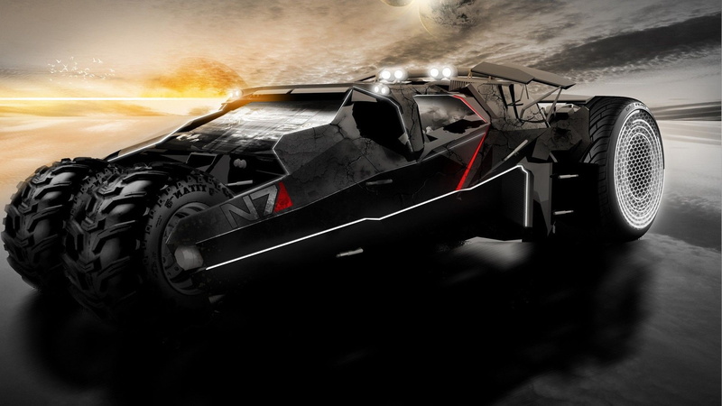 car, Mass Effect, N7, 1080P