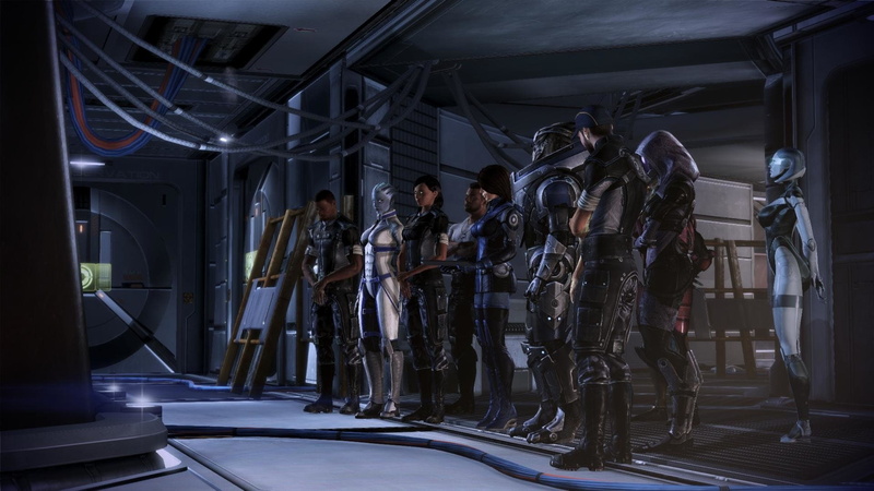 James Vega, Ashley Williams, Liara TSoni, EDI (Mass Effect), TaliZorah, Mass Effect, Garrus Vakarian, 1080P, Mass Effect 3
