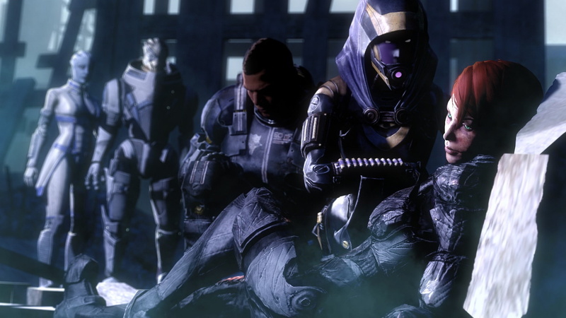 video games mass effect mass effect 3 source filmmaker commander shepard talizorah james vega garrus vakarian liara tsoni, 1080P