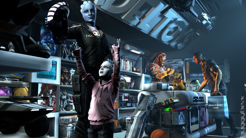 Commander Shepard, Liara TSoni, 1080P, Mass Effect