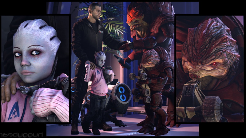 arts culture and entertainment, Huggybear, retail display, group of people, 2K, Krogan, female likeness, store, indoors, real people, statue, for sale